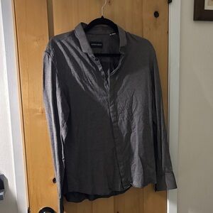 Emporio Armani Dark Gray Casual Shirt